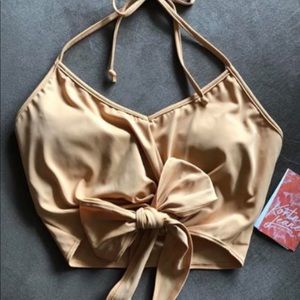 NWT KORTNI JEANE TIE TOP